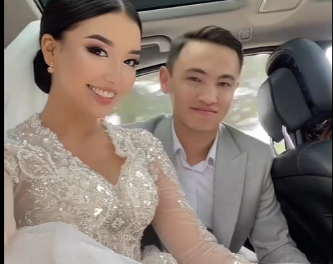 Жаш жубайлар Нуркул менен Мадаленанын жаштарга арналган тою өтүүдө (видео)