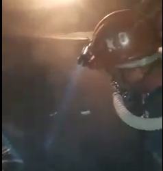 Баткенде көмүр шахтасынан газ чыгып, өрт өчүрүлдү (видео)