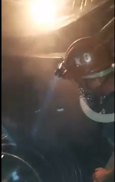 Баткенде көмүр шахтасынан газ чыгып, өрт өчүрүлдү (видео)