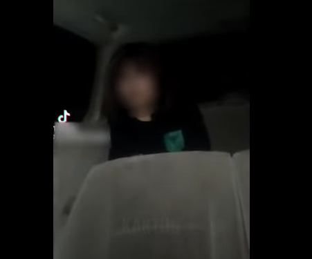 Социалдык тармакка тараган видеодогу кызды унаада «суракка алып» коркуткан шектүү кармалды (видео)