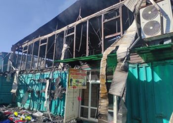 Караколдогу «Актилек» базарында өрт чыкты