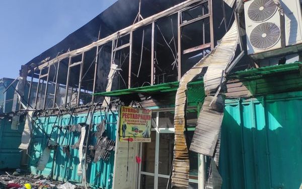 Караколдогу «Актилек» базарында өрт чыкты