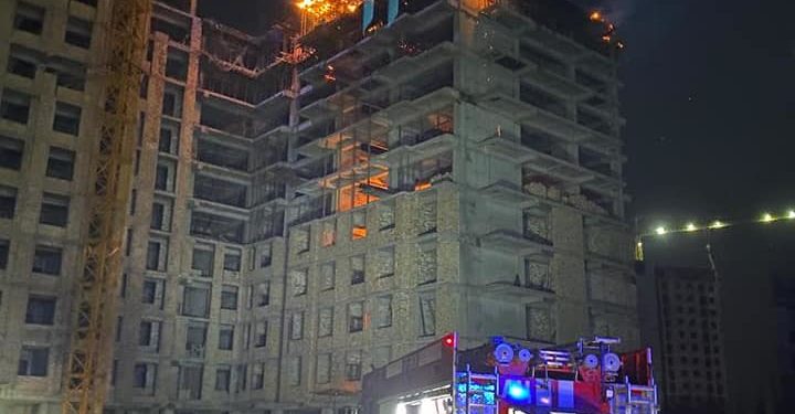 Орто-Сай айылында жаңы курулуп жаткан үйдөн өрт чыкты