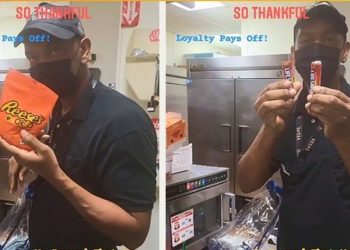 АКШда компания 27 жыл иштеген кызматкерине сувенир белек кылган. Окуяга нааразы болгондор жаранга 370 миң доллар чогултуп беришти