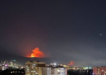 Бишкекте Чоң-Арык айылында тоо боору өрттөнүп кетти