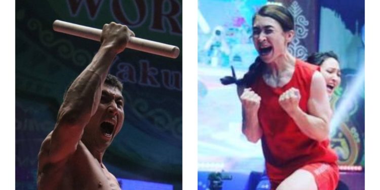 Кыргызстандык үй-бүлө Якутияда өткөн таяк тартыш боюнча дүйнө чемпиондугунда алтын медаль тагынышты (видео)