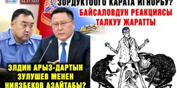 ЖАҢЫЛЫКТАР. Зордуктоого карата игнорбу? Байсаловдун реакциясы талкуу жаратты