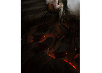 Колдон колго өтүп зордукталган өспүрүм кыз. Сүрөтчү Татьяна Зеленскаянын эмгеги