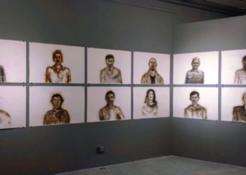 Музыкант Викрам Рузахуновдун портрети Алматыдагы көргөзмөгө коюлду (видео)