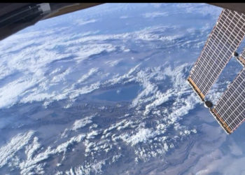 Ысык-Көлдүн космостон көрүнүшү. Космонавт видео жарыялады