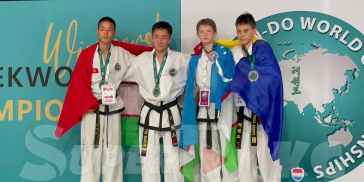 Таэквондо боюнча Дүйнө чемпиондугунан кыргызстандык спортчулар байге менен кайтышты (фото)