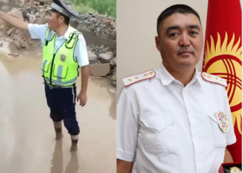 Боомдо ылай суу кечип, жол кыймылын көзөмөлдөгөн жол тескөөчү кол саат менен сыйланды (сүрөт)