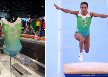 Өзбекстандык гимнасттын купальниги Олимпиада музейине коюлду