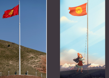 🇰🇬 Иллюстратор Татьяна Зеленская кезектеги эмгегин Эгемендүүлүк күнүнө арнады