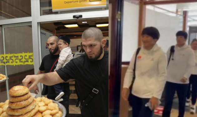 Хабиб Нурмагомедов менен Ислам оюндарында медаль жеңген кыздарды Бишкекте кандай тосуп алганын талкуулап жатышат