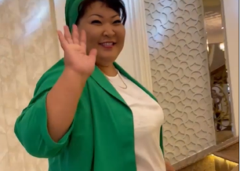 «Ынтымак» паркында жылдызы жанган Бегимай Турусбекова стилин өзгөрттү (видео)