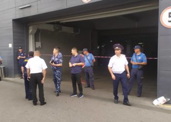 Милиция Бишкектеги «Азия Молл» соода борборуна бомба коюлганы тууралуу маалымат түшкөнүн билдирди