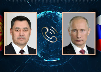 Жапаров менен Путин чек арадагы кырдаалды талкуулашты