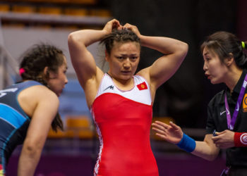 Мээрим Жуманазарова Дүйнө чемпиондугунда медаль үчүн күрөштөн четтеди