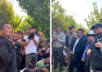 «Депутаттар менен ушул жакка келип, жашап көргүлө». Арка айылынын тургундары Жапаровго нааразычылыгын айтышты