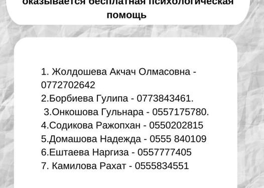 Чек арадагы атышуу. Жабыркагандарга психологиялык жардам көрсөтүлүп жатат