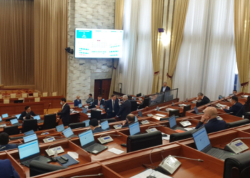 Депутаттар аткаминерлердин орус тилиндеги баяндамасын угуудан баш тартышты