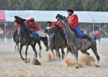 Дүйнөлүк көчмөндөр оюндарында көк бөрү боюнча Кыргызстан Түркияны утту