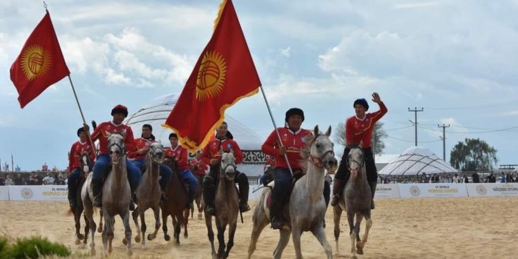 Дүйнөлүк көчмөндөр оюндарында көк бөрү боюнча Кыргызстан Казакстанды жеңди