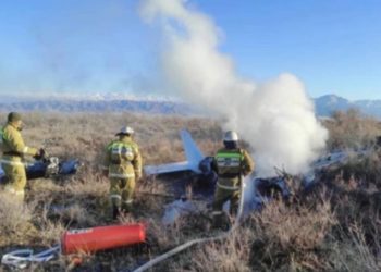 Токмокто кулаган учак. Бирөөнүн абалы оор