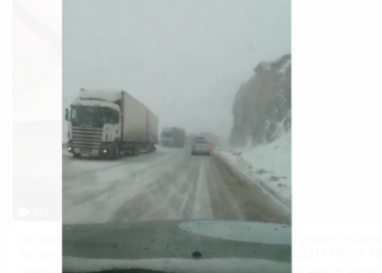 Жааган кардан улам «Сосновка» постунда чектөө киргизилди