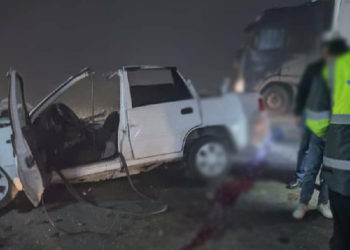 Ноокенде жол кырсыгынан 3 киши каза болду (сүрөт)