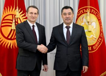 Садыр Жапаров Орусиянын Тышкы чалгындоо кызматынын директорун кабыл алды