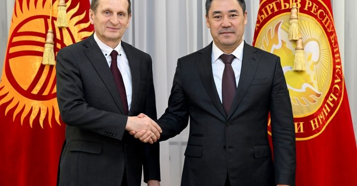 Садыр Жапаров Орусиянын Тышкы чалгындоо кызматынын директорун кабыл алды