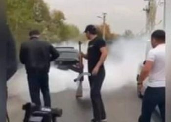 Ошто уулдуу болгон жигиттин ок чыгарышы. Милиция маалымат берди