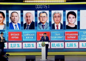 Казакстанда өткөн президенттик шайлоонун алдын ала жыйынтыгы
