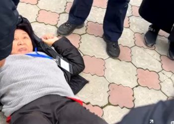 Укук коргоочу Азиза Абдирасулованын кармалганы маалымдалууда (видео)