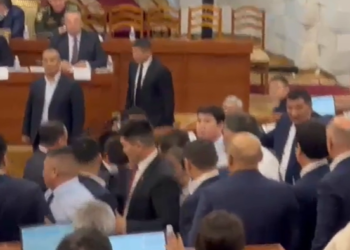 Жыйында депутаттар Бакиров менен Исмаилов Ташиев үчүн мушташа кете жаздады