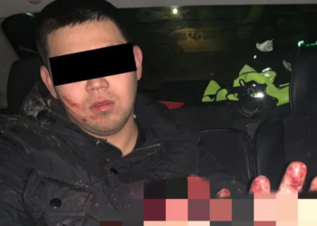 Бишкекте таңга маал унаанын терезелери, эшиги талкаланган. Шектүү кармалды