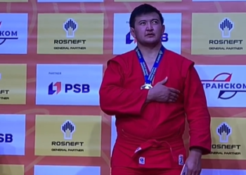 Самбо боюнча Дүйнө чемпиондугунда Бекболот Токтогонов алтын жеңди (видео)