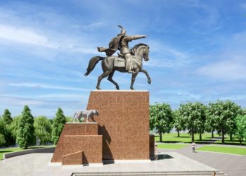 Астанада Айкөл Манастын эстелиги орнотулат (сүрөт)