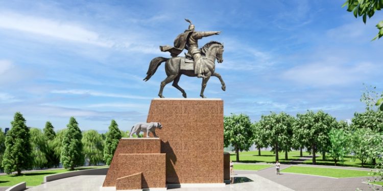 Астанада Айкөл Манастын эстелиги орнотулат (сүрөт)