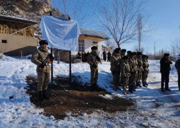 Чек арада каза болгон чек арачы Арыстаналы уулу Асатбектин ысымы Көк-Серектеги көчөгө ыйгарылды