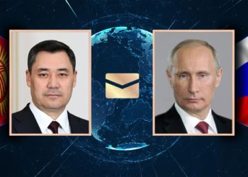 Путин: «Кыргызстандын бардык жарандарына тынчтык каалайм»