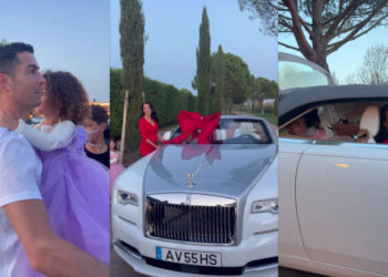 Роналдунун сүйүктүүсү ага Rolls Royce белек кылды (видео)