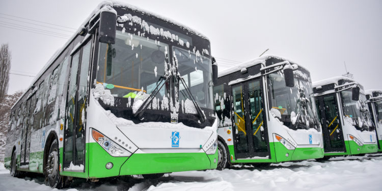 Бишкекке 20 жаңы автобус келди. Дагы 100 автобустун келүүсү күтүлүүдө