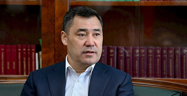 Баткендеги курулуш иштеринде коррупциянын белгилери барбы? Садыр Жапаров жооп берди