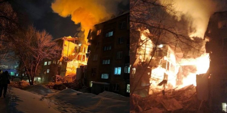 Новосибирскте үйдө газ жарылганда жабыркаган кыргызстандык аял көз жумду