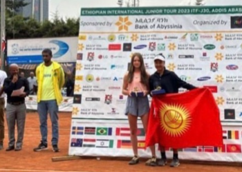 Кыргызстандык теннисчи Эфиопияда өткөн турнирде жеңишке жетти