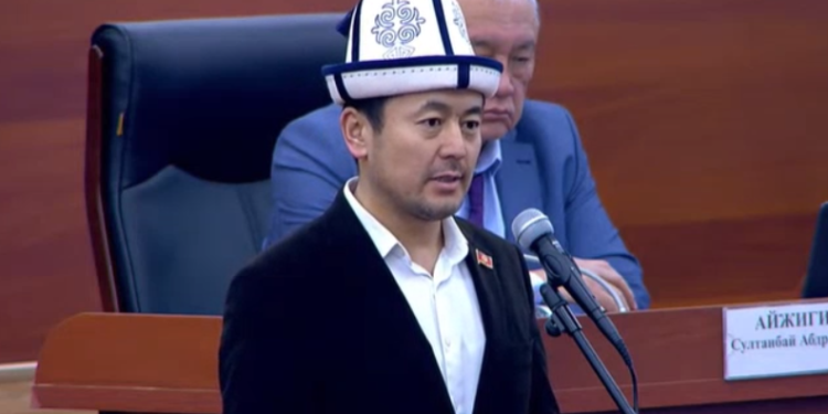«Биз ар дайым жаныңардабыз». Нуржигит Кадырбеков парламент жыйында түрк тилинде көңүл айтты