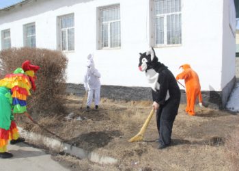 Нарындагы креативдүүлүк: «Жаныбарлар» да ишембиликке чыгышты (сүрөт, видео)